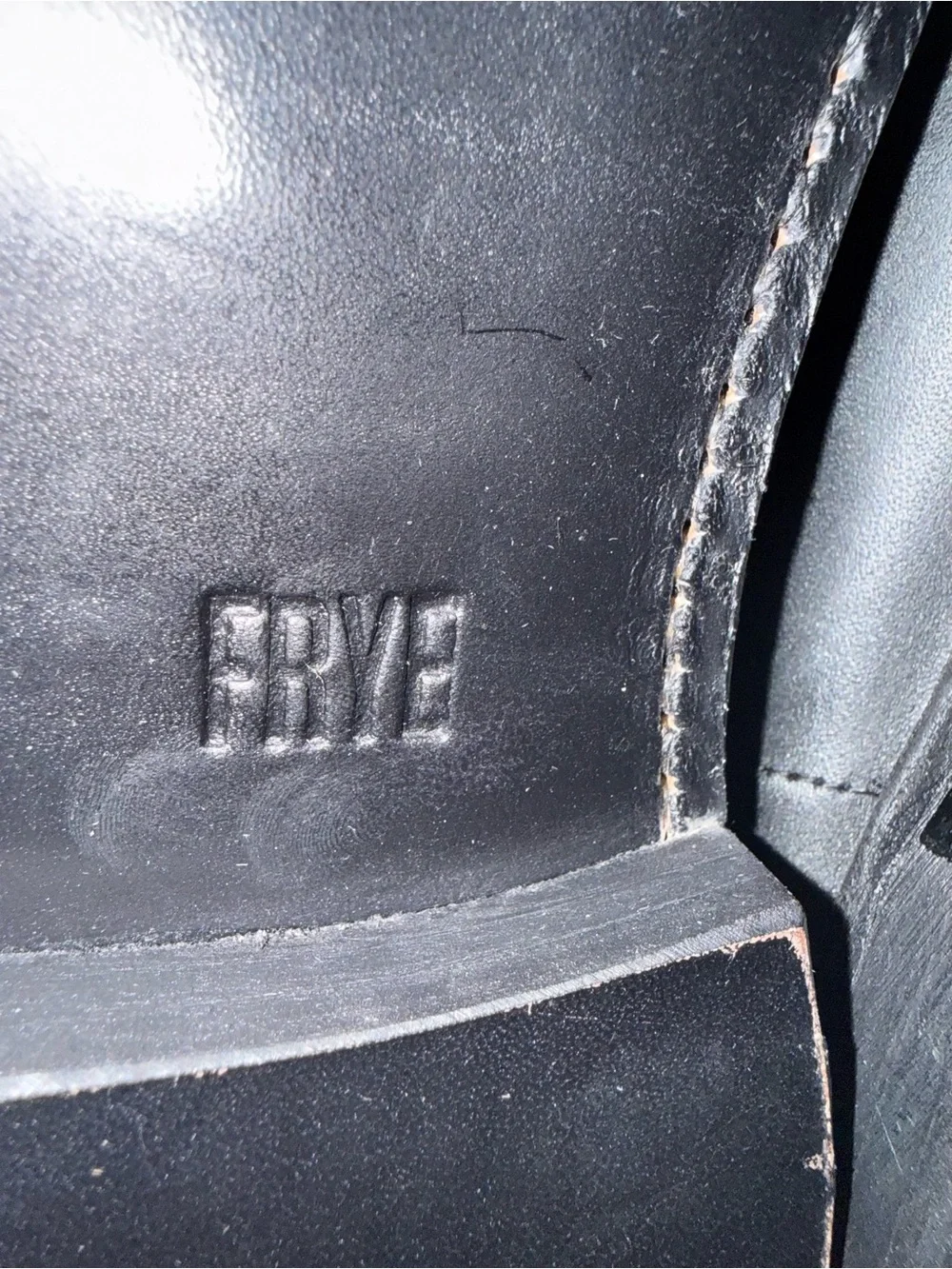 Frye Classic Women's Tall Black Leather Riding Boots Pull on NWOT